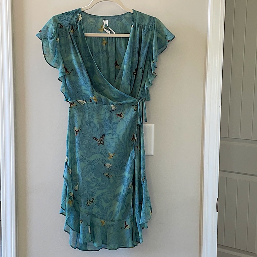 Anthropologie vest wrap tunic xs